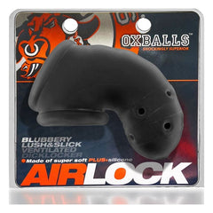 Airlock Air-Lite Vented Chastity Black Ice - By Oxballs