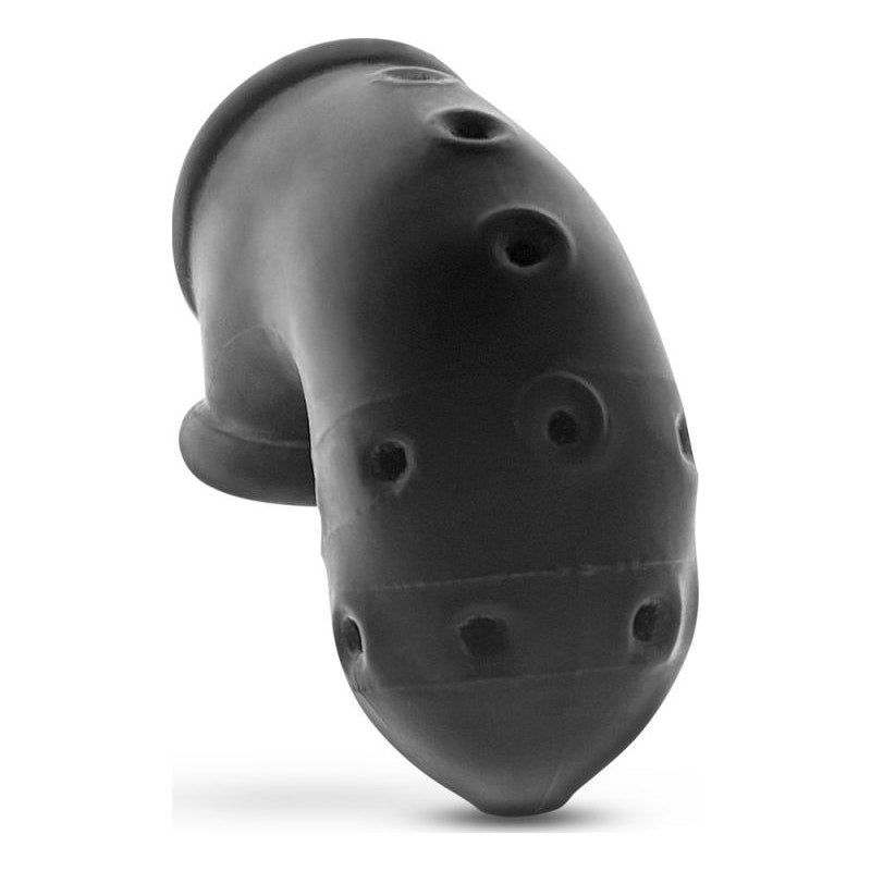 Airlock Air-Lite Vented Chastity Black Ice - By Oxballs