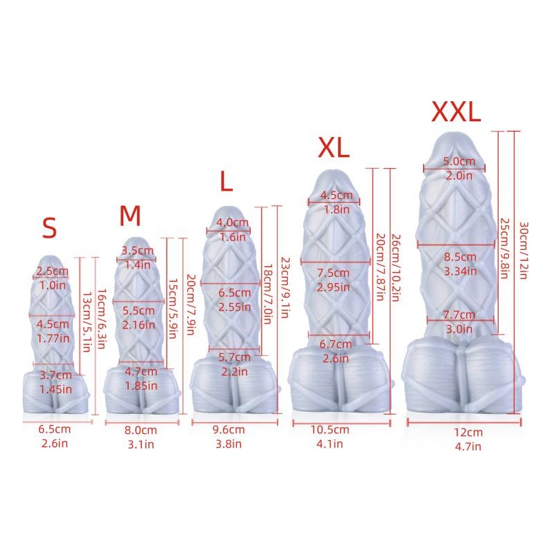 Fetishique Liquid Silicone Dildo Medium