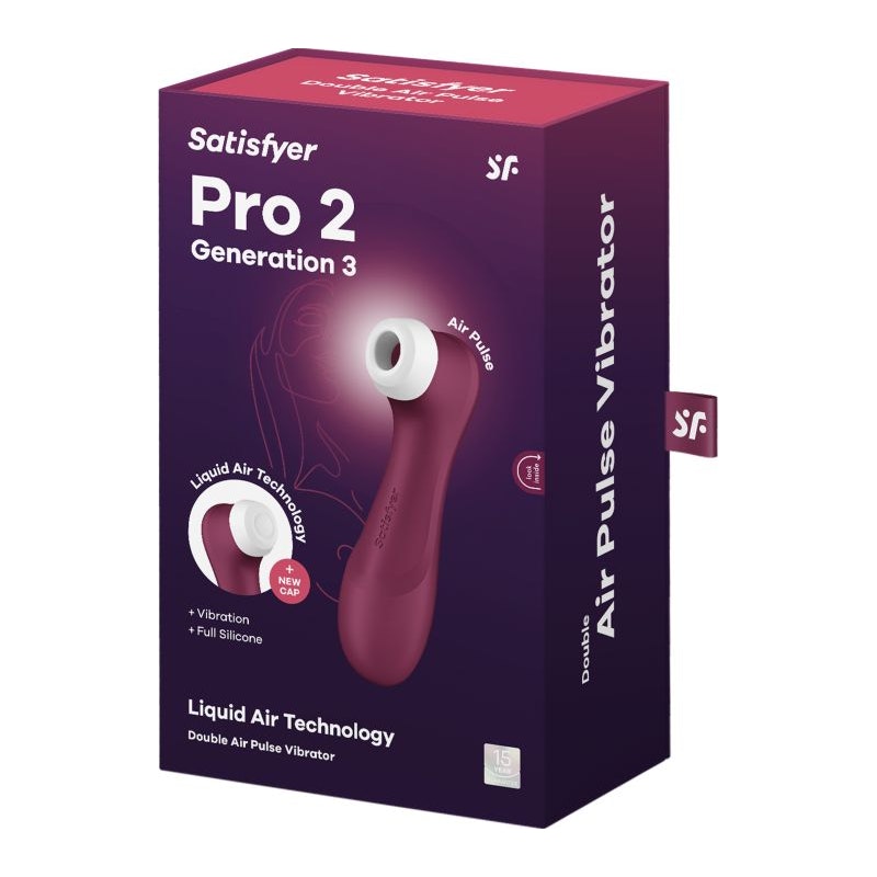 Satisfyer Pro 2 Gen 3 Clitoral Vibrator Red