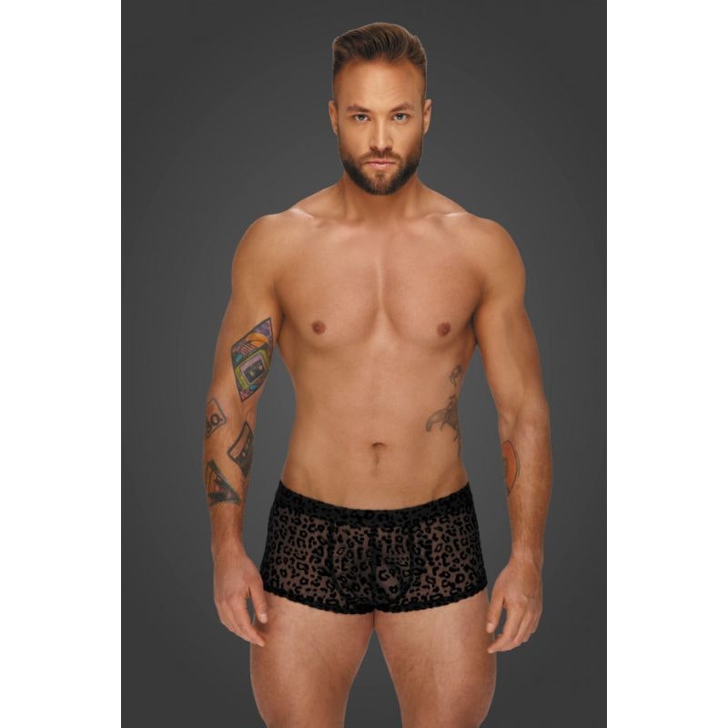 Men's Leopard Print Short Shorts