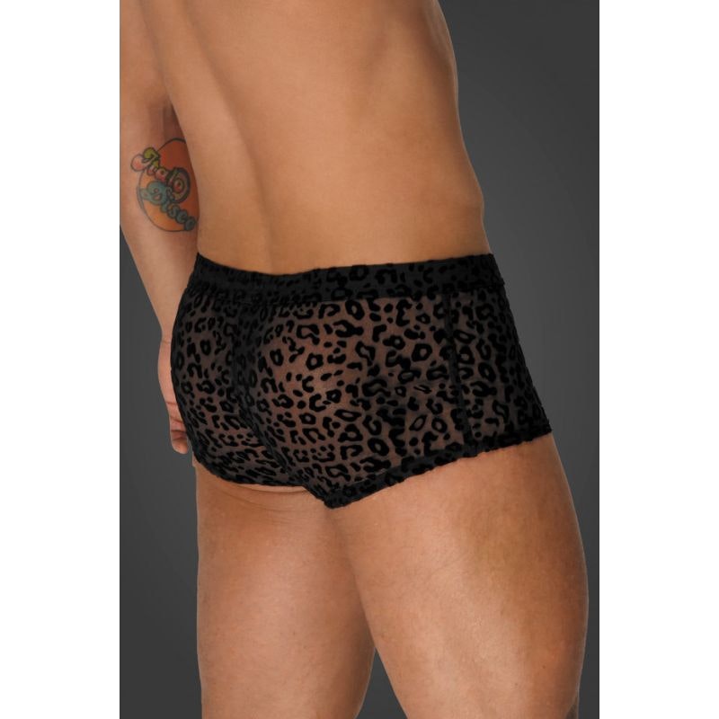 Men's Leopard Print Short Shorts