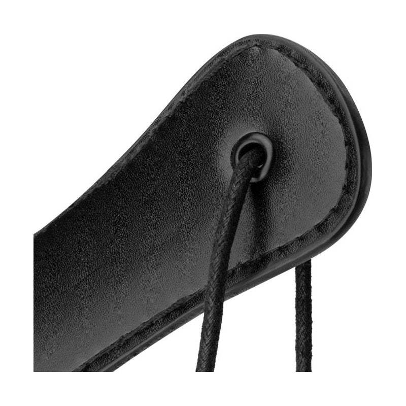 Faux Leather Paddle Black - By Bedroom Fantasies