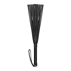 Faux Leather Flogger Black - By Bedroom Fantasies