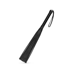 Faux Leather Flogger Black - By Bedroom Fantasies